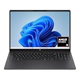 HP OmniBook 3 16 inch Laptop PC, 2K Touchscreen, AMD Ryzen 3 30, 8 GB RAM, 256 GB SSD, AMD Radeon 610M GPU, Windows 11 Home, Mica Silver, 16-by0199nr