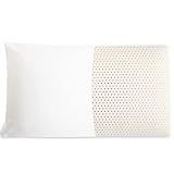 AWRFOHE 100% Natural Talalay Latex Pillow, Breathable Ventilated Bed Pillow for Neck Support, Ergonomic Cooling Pillow for Side, Back, and Stomach Sleepers (Standard (High Loft))