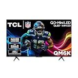 TCL 50 Inch Class QM6K Series | Mini LED QLED 4K HDR | 50QM6K, Latest Model | 120HZ-144HZ High Brightness Smart Google TV Dolby Atmos Onkyo Audio | Voice Remote Alexa Gaming Streaming Television