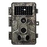 GardePro A3 Trail Camera (Non-Cellular, Non-WiFi), 48MP Photo & 1296P HD Video, 0.1s Trigger, 100ft No-Glow Night Vision, Motion Activated Wildlife Camer