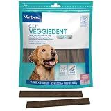 Virbac C.E.T.® VEGGIEDENT® FR3SH® Tartar Control Chews for Dogs with digestive health support, VOHC Approved, Medium 22-66lbs