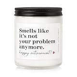 LUMELOOM Retirement Gift for Woman, Men- 9oz Lavender Scented Candle