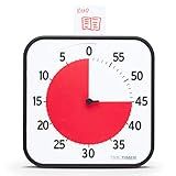 TIME TIMER 12 inch Visual Timer 60 Minute Kids Desk Countdown Clock with Dry Erase Activity Card, Also Magnetic for Classroom, Homeschooling Study Tool, Task Reminder, Home and Kitchen Timer