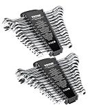 VEVOR Ratcheting Wrench Set, 30-Piece Combination Wrench Set, 72 Teeth