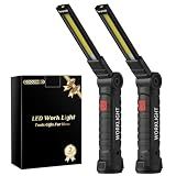 Coquimbo 2 Pack Rechargeable Work Light, Christmas Dad Gifts for Men Him