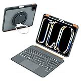QUARK Keyboard Case for iPad(A16) 11/10th Gen, (Gray, iPad 11th/10th, iPad Pro 11"/Air (11"/5/4))