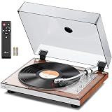 1 BY ONE Fully Automatic Belt-Drive Turntable, Wireless Vinyl Record Player