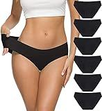 Altheanray Women’s Seamless Underwear No Show Panties Soft Stretch Bikini Underwears 6 Pack(3081L-color11)