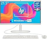 HP All in One Desktop Computer for Home, Intel Celeron J4025, 21.5 inch FHD Anti-Glare, Wi-Fi 6, 16 GB DDR4, 512 GB SSD, Compact All-in-One PC, Wired KB & Mouse, Windows 11 Pro