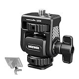 NEEWER Field Monitor Mount Holder with Cold Shoe 360° Swivel 180° Tilt Anti Twist Screw Compatible with Atomos Ninja 5" & 7" Camera Monitor, SmallRig Camera Cage, MA019