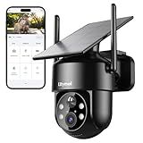 LITYMOL 2K 2.4g WiFi Security Cameras Wireless Outdoor, 360° View Solar Cameras for Home Security, Color Night Vision, AI Detection, 2-Way Audio, Spotlight Siren Alarm, SD/Cloud Storage
