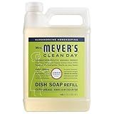 MRS. MEYER'S CLEAN DAY Liquid Dish Soap Refill, Lemon Verbena (48 Fl Oz (Pack of 1))