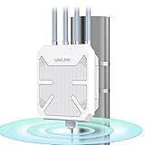 WAVLINK AX1800 Outdoor WiFi 6 Extender, IP67 Weatherproof Outdoor Access Point, High Power Long Range WiFi Extender Signal Booster, 4x8dBi Antennas, Compatible Starlink for Farm, Yard, RV, Campsite