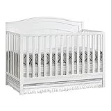Oxford Baby North Bay 4-in-1 Convertible Crib, Snow White, GreenGuard Gold Certified