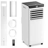 Portable Air Conditioners 10,000 BTU Air Conditioner Portable for Room up to 450 Sq.Ft. Portable AC Unit with Remote Control 4 Modes Dehumidifier Window Mount Exhaust Kit (YN-10K/07I)