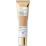 L'Oreal Paris Age Perfect Radiant Serum Foundation with SPF 50, Cream Beige, 1 Ounce