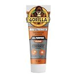 Gorilla Max Strength Construction Adhesive, Clear, 7 oz Tube, 1-Pack