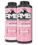 Anti Monkey Butt Body Powder for Women - Talc-Free Anti Chafing Powder for Sweat, Friction, & Itch Relief - Calamine Body Powder for Thigh Chafing, Skin Irritation, & Odor Control - 8 oz (2 Pack)
