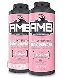 Anti Monkey Butt Body Powder for Women - Talc-Free Anti Chafing Powder for Sweat, Friction, & Itch Relief - Calamine Body Powder for Thigh Chafing, Skin Irritation, & Odor Control - 8 oz (2 Pack)