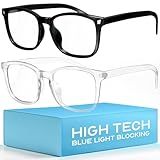 livho High Tech Blue Light Glasses - Advanced up to 99% Blue Light Blocking Computer Glasses - Screen Fatigue & UV Protection