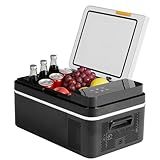 OLIXIS Portable Car Refrigerator, 21QT Single-Zone Electric Cooler for Vehicles, -4℉-68℉ Freezer Smart Control via Bluetooth with Car Battery Protection, Child Lock, 12/24V DC & 100-240V AC Powered