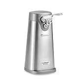 Cuisinart SCO-60 Deluxe Electric Can Opener, Quality-Engineered Motor System Allows you to Open Any Size Can, Stainless Steel