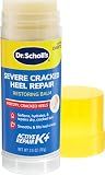 Dr. Scholl's Severe Cracked Heel Repair Restoring Balm 2.5oz, with 25% Urea for Dry, Cracked Feet, Heals and Moisturizes for Healthy Feet