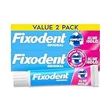 Fixodent Complete Original Denture Adhesive Cream, 2.4 oz, Pack of 2