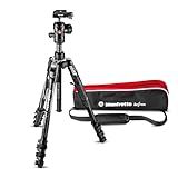 Manfrotto Befree Advanced Camera Tripod with Lever Closure, Portable and Compact Travel Tripod Kit with Ball Head, Aluminum Tripod for DSLR Reflex and Mirrorless Cameras, Camera Accessories