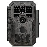 GardePro E5S Trail Camera (Non-Cellular, Non-WiFi), 64MP Photo & 1296P HD Video, 0.1s Trigger, 100ft No-Glow Night Vision, Motion Activated Wildlife Camera