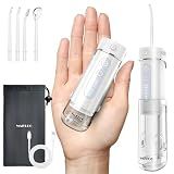 WAFLOO Water Flosser Travel Mini Cordless Portable: 5 Modes for Brace