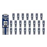 Ywdiml 24PCS Car T5 LED Bulbs, 74 73 37 2721 3030 Chips 12V Bright Vehicle Dashboard Light Bulb Replacement, Auto Instrument Panel Gauge Cluster Indicator Lamp, Universal for Vehicles (Blue)