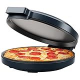 Chefman Everything Maker & Pizza Oven – 1440W Countertop Electric Pizza Maker with 12” Nonstick Cooking Plates, Plus Makes Quesadillas, Omelettes and More, with Indicator Lights and Vertical Storage