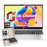 HP 255-G10 Business Laptop Computer - w/Office Lifetime • 15.6" Full HD • Ryzen 3 7330U (up to 4.3 GHz) • Wi-Fi 6 -Windows 11 Pro, for Person Use or Work, Silver(64GB RAM, 2TB SSD)