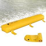 Flood Barrier, Flood Bags, Sandbag Alternative, Water Barrier for Flooding with Great Waterproof Effect, Reusable PVC Water Diversion Tubes, Lightweight Flood Barriers for Home, Door, Garage(12FT*6in)