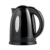 OVENTE 1.7L Electric Kettle with 1100W Fast Boiling Water, Black KP72B