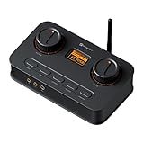 Fosi Audio K7 DAC Headphone Amp, Desktop Headphone Amplifier for Gaming PC PS5 Switch, PCM 384kHz/32bit, 2100mW, USB C/Bluetooth aptX HD LL/Optical/Coaxial/Mic Input, 4.4mm Balanced/3.5mm/RCA Output