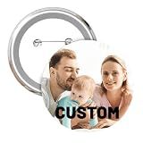 YZPPDHFC Custom Pin, Customized Button, 1 PCS Button Personalized