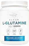 Type Zero L Glutamine Powder KG, 5000mg Serving Size - 6-Month Supply, L-Glutamine Supplement for Gut Health, Gastrointestinal Lining Support & Recovery for Women/Men - Vegan, Gluten Free, No Fillers