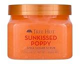 Tree Hut Sunkissed Poppy Shea Sugar Scrub | Exfoliating Body Scrub Removes Dead, Dry Skin for a Soft & Hydrated Feel | Nourishing Essential Body Care | 18 fl oz.