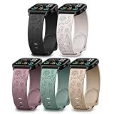 5 Pack Silicone Watch Bands Compatible with Amazfit Bip 6/ Bip 5/GTR 4/GTR 3 Pro/GTR 3/GTR 2/2e/GTR 47mm, 22mm Soft Sport Breathable Replacement Wristband Strap for Amazfit Balance/Cheetah Women Men