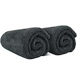 HOMEXCEL Car Drying Towels (24"x 16"), 1200GSM Ultra Absorbent Car Cleaning Cloth, Streak-Free Microfiber Drying Towel, Great for Cars, Trucks, SUVs, RVs, Motorcycles, 2 Packs