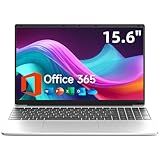 15.6 Inch Laptop with Office 365, 4GB RAM, 128GB Storage Expandable 1TB, 5205U Processor, HD Display, Windows 11 Laptops Computer, Wi-Fi 5, BT4.2, Numpad, Type-C, for Business and Students.