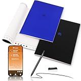 Yuan Sync Smart Pen and Digital Notebook Set (3-Pack A4) for Note Taking, Enables Offline Storage, Note Sharing, Sync Handwriting to Phone/Ipad, Gift for Adults Students Teachers Coworkers (Men/Women)