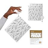 Papaya Reusable Paper Towels, Premium Swedish Dishcloths, Washable Reusable Dish Cloths, 1 Sheet Replaces 17 Rolls, Eco Friendly Stocking Stuffer - 2 Sheets, 1 Hook