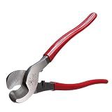 Klein Tools 63050 Cable Cutter, Made in USA, Heavy Duty Cutter for Aluminum, Copper, and Communications Cable