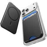 Fanseesy for MagSafe Wallet, 5 Card Holder, Slim Leather Magnetic Wallet for iPhone 17/16/15/14/13/12 Pro Max Plus Air Series, 1 Card Slots & 1 Cash Slot,Black