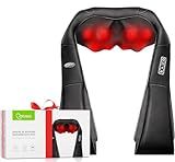 cotsoco Neck Massager,Shiatsu Shoulder and Back Massager with Heat, Electric Deep Tissue Massage Pillow for Body Muscle Pain Relief,Best Gifts Mom Dad Women Men,Home, Office Car Use