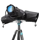Professional Waterproof Camera Rain Cover for Canon for Nikon for Sony for Fujifilm and More DSLR Mirrorless Cameras with Lens, Camera Accessories for Photography