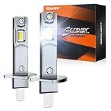 SEALIGHT H1 Light Bulbs 40000LM 6500K Cool White 1:1 Design 50000+ Lifespan, 3 Mins Installation, Pack of 2
